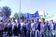 حضور جمعی از کارکنان اداره کل دامپزشکی خراسان جنوبی در راهپیمایی روز 13 آبان